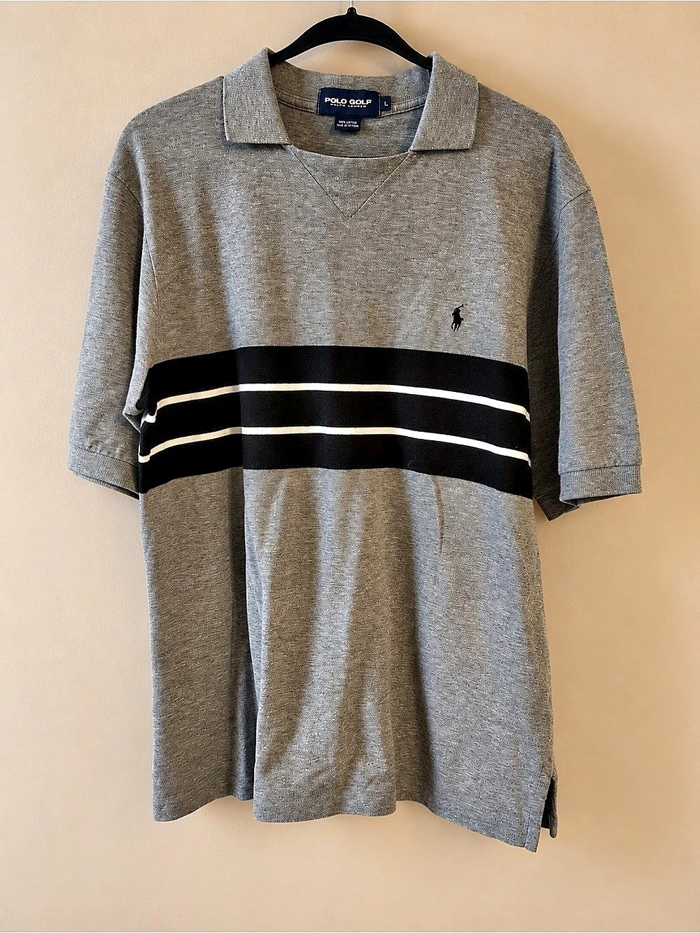 Polo Ralph Lauren Men's Striped Cotton Polo Size Large
